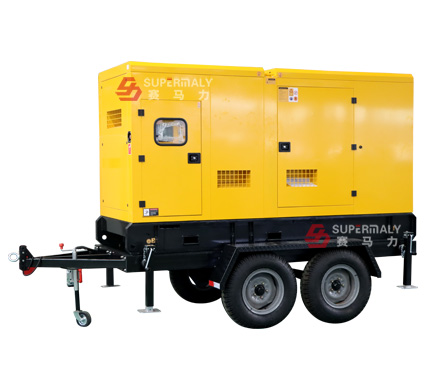 160KW移动拖车式机组